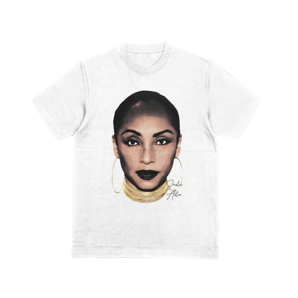 SADE FACE GRAPHIC SHORT SLEEVE T-SHIRT