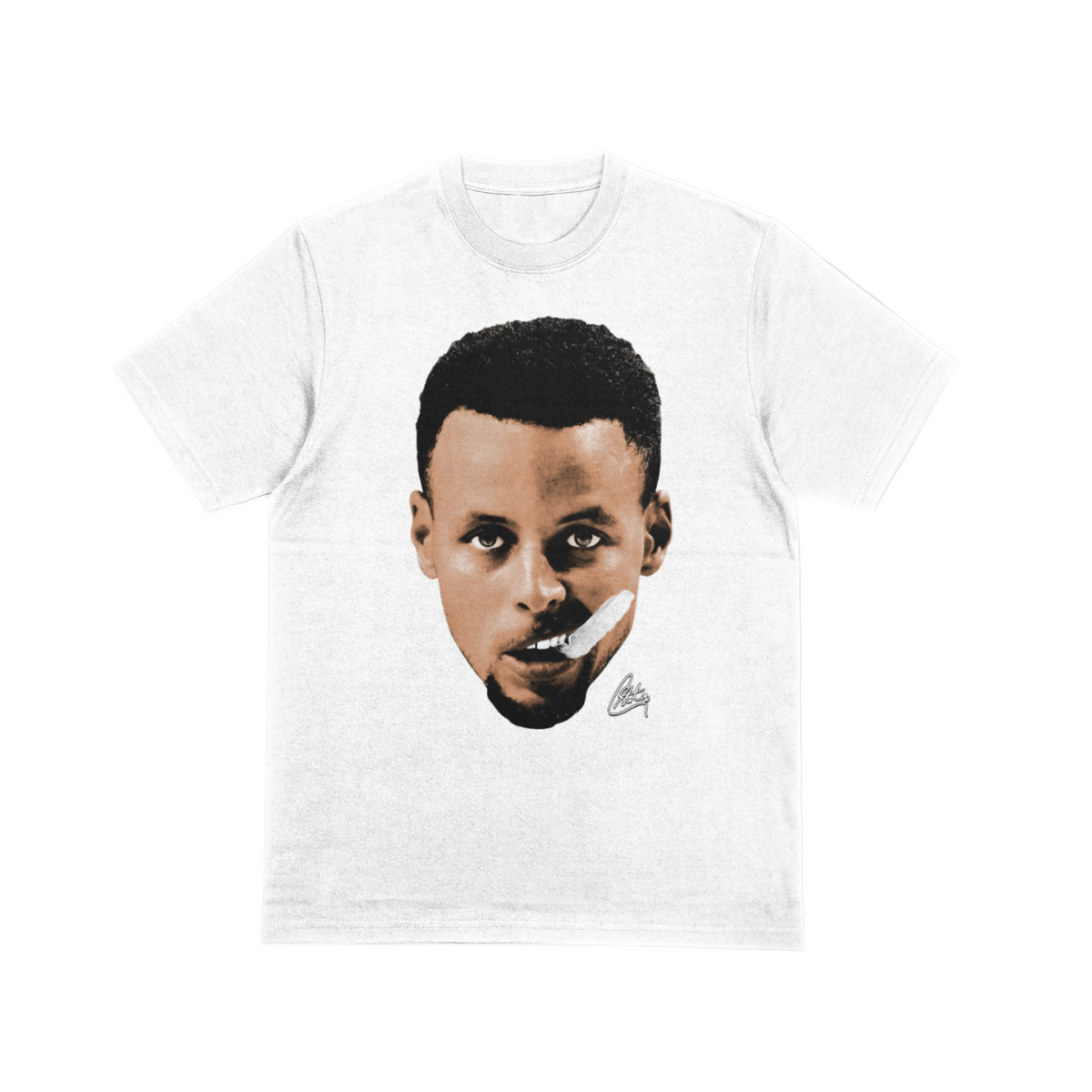 STEPH CURRY FACE GRAPHIC SHORT SLEEVE T-SHIRT