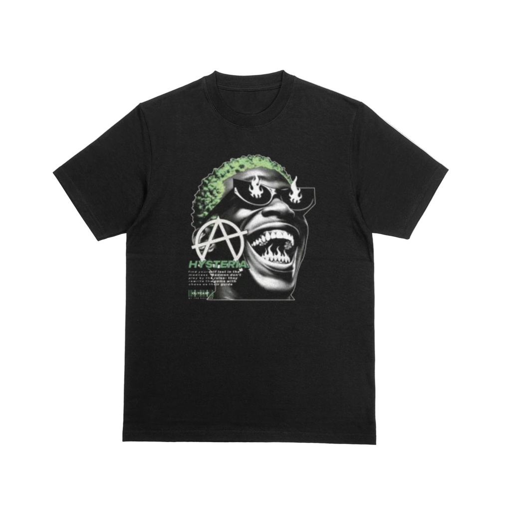 HYSTERIA DENNIS ROD FACE SHORT SLEEVE T-SHIRT